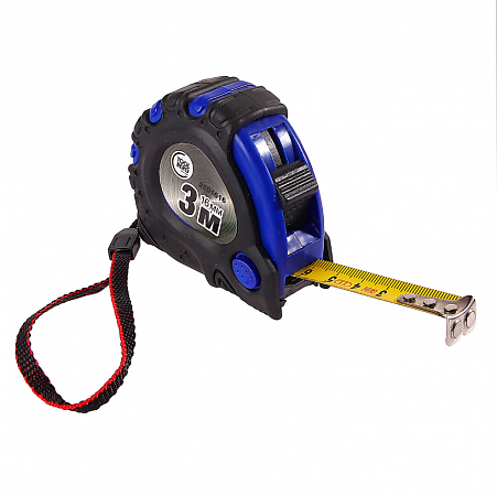 Рулетка 3м х 16мм «АВТОСТОП» резинопл. корпус, с магнитами T4P на сайте Стройсервис
