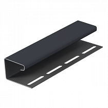 Docke PREMIUM J-профиль Графит 3000мм 1уп=66шт на сайте Стройсервис
