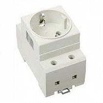 Розетка силовая РАр10-3-ОП с заземл. на DIN-рейку IEK MRD10-16 на сайте Стройсервис
