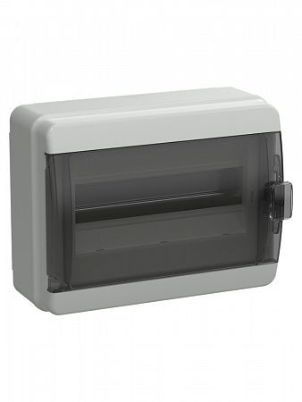 TEKFOR Корпус пластиковый навесной КМПн-12 IP65 черная прозрачная дверь TF5-KP72-N-12-65-K03-K02 IEK на сайте Стройсервис
