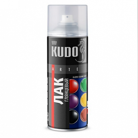 Лак аэрозольный универсальный глянцевый 0,52л КУДО *12 на сайте Стройсервис
