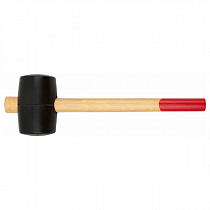 Киянка  750гр черная резина деревянная ручка  на сайте Стройсервис
