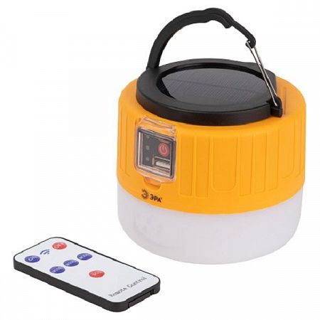 Фонарь кемпинговый светодиодный ЭРА KA-601 Пегас аккумуляторный, на солнечной батарее + дистанционный пульт на сайте Стройсервис
