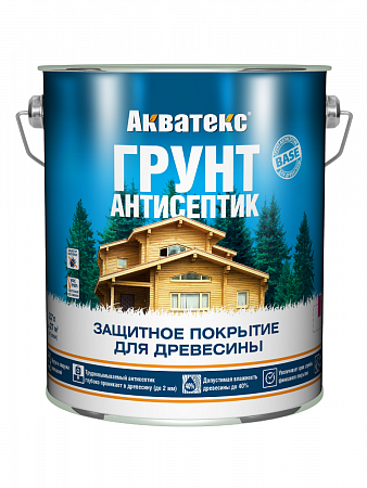  Акватекс Грунт антисептик 0,8л на сайте Стройсервис
