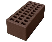 Кирпич керамический утолщенный лицевой пустотелый "Шоколад" М125 Ревда на сайте Стройсервис
