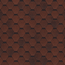 Черепица гибкая SHINGLAS Финская  сотата красная  1уп=3м² на сайте Стройсервис
