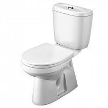 Унитаз-компакт "Анимо" выпуск в пол, дюропласт быстросъем Santek на сайте Стройсервис
