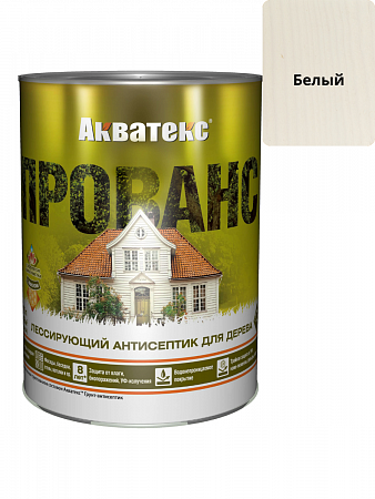 Антисептик лессирующий для дерева Акватекс ПРОВАНС белый 0,75л на сайте Стройсервис
