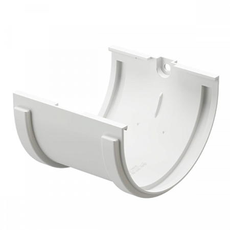 Соединитель желобов Docke STANDARD 120мм Белый на сайте Стройсервис
