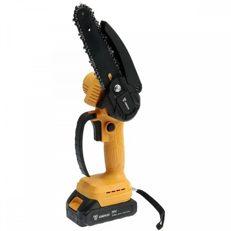 Пила цепная аккумуляторная DEKO  DKCHS 063-4309 шина 15 см.