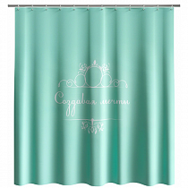 Штора для ванной комнаты "Создавая мечты" тиффани 180*180 FOR-DA095BL на сайте Стройсервис
