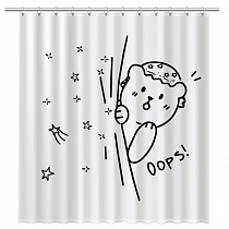 Штора для ванной комнаты FIXSEN TEDDY OOPS FX-2505 на сайте Стройсервис
