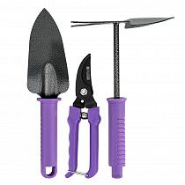 Набор садового инструмента с секатором, пластиковые рукоятки, 3 предмета, Standard, Palisad на сайте Стройсервис
