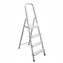 Стремянка 4 ступени алюминиевая  на сайте Стройсервис

