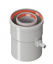 Конденсатоотводчик коаксиальный универсальный D 60/100 KRATS на сайте Стройсервис
