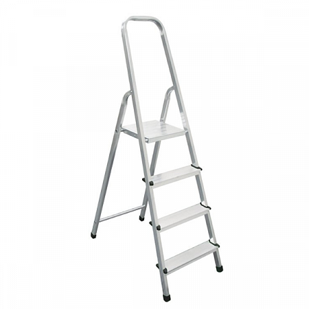 Стремянка 4 ступени алюминиевая  на сайте Стройсервис
