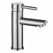 Смеситель для раковины на гайке АК11403 нерж. AquaKratos (без подводки) на сайте Стройсервис
