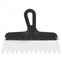 Шпатель малярный ЗУБЧАТЫЙ 250мм (10х10) KORVUS на сайте Стройсервис
