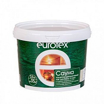 Состав "Eurotex-Сауна" лак защитный для дерева 2,5кг на сайте Стройсервис
