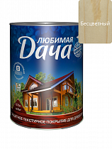 Покрытие защитно-декоративное Любимая Дача Бесцветный 0,75л на сайте Стройсервис
