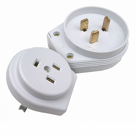 Разъем печной РШ/ВШ 32А 250В пластиковый встраиваемый белый 9133 IN HOME на сайте Стройсервис
