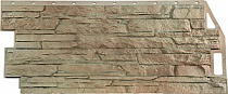 Панель фасадная FineBer Камень дикий серо-зеленый (ФайнБир)