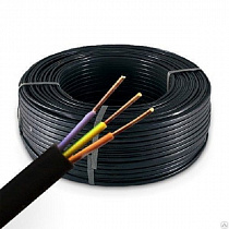 Кабель силовой медный 3*1,5 ВВГ-П нг (А)-LS ГОСТ (10 м.)  на сайте Стройсервис
