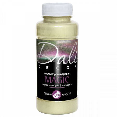 Эмаль акриловая перламутровая DALI DECOR Magic ЖЕМЧУГ, флакон 0,25 л на сайте Стройсервис
