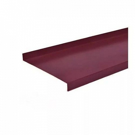 Отлив оконный 100мм*2м RAL 3005 Красное вино на сайте Стройсервис
