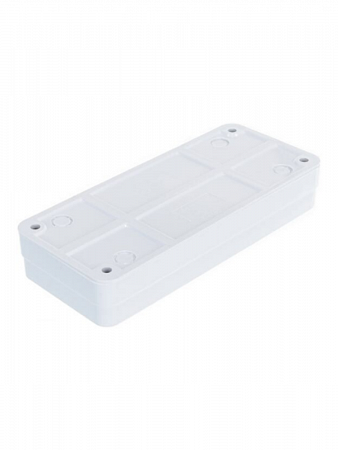 Розетка 3-м ОП Олимп 16А IP20 б/з белая 1160 UNIVersal