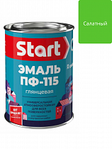 Эмаль ПФ-115 Салатная 0,8кг Старт на сайте Стройсервис
