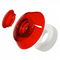 Термошайба КРАСНАЯ поликарбонатная, 1уп=25шт на сайте Стройсервис
