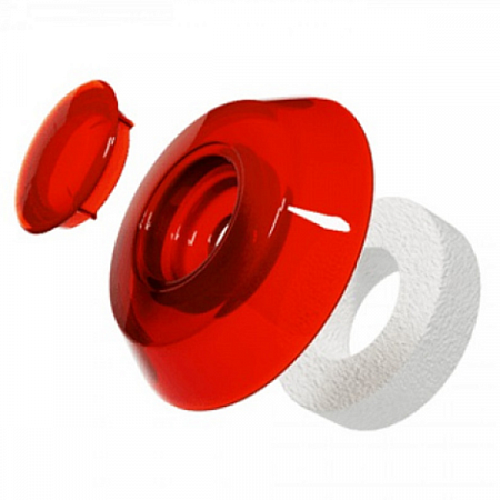 Термошайба КРАСНАЯ поликарбонатная, 1уп=25шт на сайте Стройсервис
