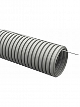 Труба гофра ПВХ d-20 мм с зондом (25м.бух.) легкая серая на сайте Стройсервис
