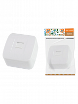 ДАЧА белый - розетка О/У компьютерная (RJ-45) IP20 10А НАРОДНАЯ TDM на сайте Стройсервис
