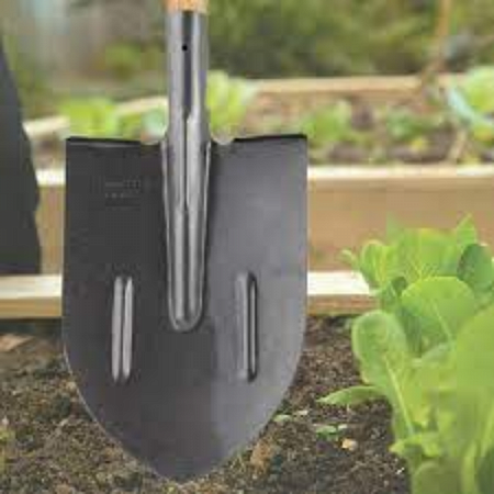 Лопата штыковая сталь 200*340 с ребрами жесткости б/ч на сайте Стройсервис
