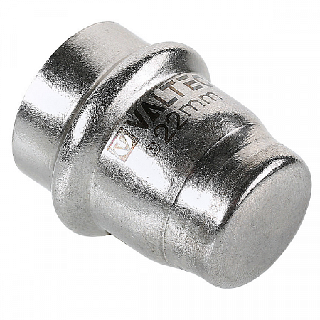 Заглушка нерж. сталь D35 Valtec на сайте Стройсервис
