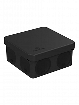 Коробка распределительная ОП 80х80х40 мм черная двухкомпонентная IP66 60-0210-9005 Промрукав на сайте Стройсервис
