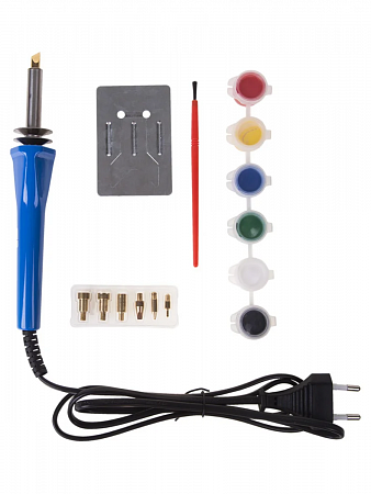 Набор паяльник-выжигатель, 7 насадок 12-0186 REXANT на сайте Стройсервис
