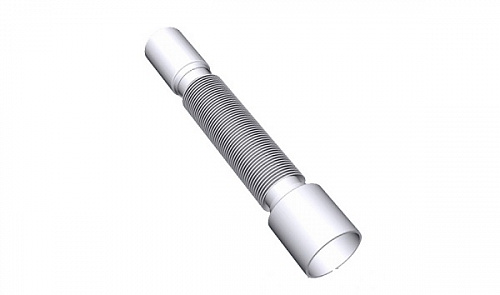 Гофротруба к сифону   40*40/50 L=365-800 без гайки  K406 на сайте Стройсервис
