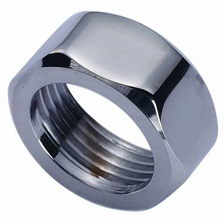 Гайка для смесителя задняя 3/4 хром на сайте Стройсервис
