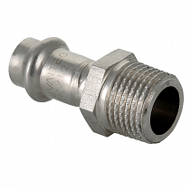 Муфта нерж. сталь D22х3/4" НР Valtec на сайте Стройсервис
