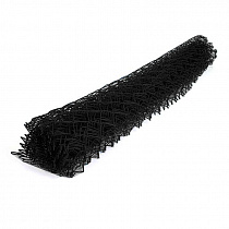 Сетка Рабица ЧЕРНАЯ 50/50 1500*10000 ПВХ (15м2) на сайте Стройсервис
