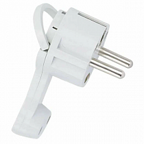 Ecola вилка-невидимка "За шкаф" 16А 250В (земля, плоская, белая) AEPL1WEAY на сайте Стройсервис
