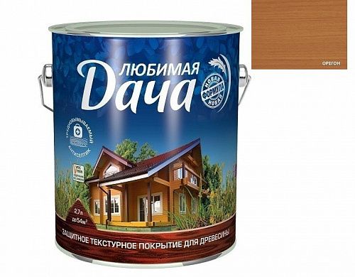 Покрытие защитно-декоративное Любимая Дача орегон 2,7л на сайте Стройсервис
