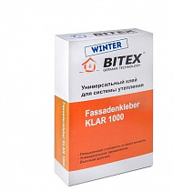 Универсальный клей для системы утеплений Bitex Fassadenkleber KLAR 1000 ЗИМА, 25кг на сайте Стройсервис
