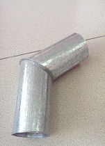 Колено 45° д-170мм Zn на сайте Стройсервис
