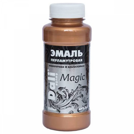 Эмаль акриловая перламутровая DALI DECOR Magic БРОНЗА  флакон 0,25л  на сайте Стройсервис
