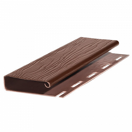 J-профиль широкий к сайдингу FineBer Extra Color, могано 3000мм на сайте Стройсервис
