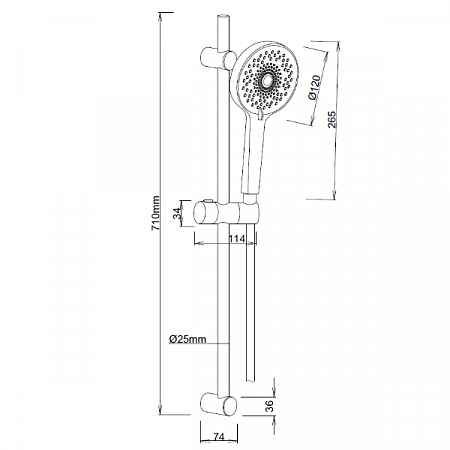 Душевая стойка ESKO SSS712 (1)